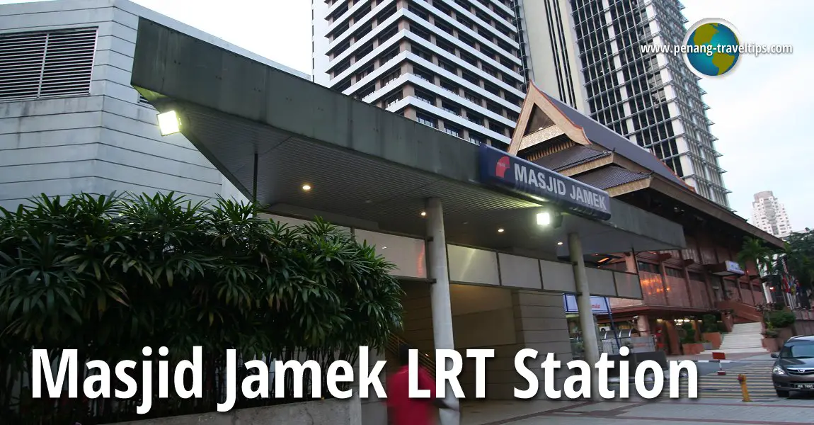 Masjid Jamek LRT Station Kuala Lumpur